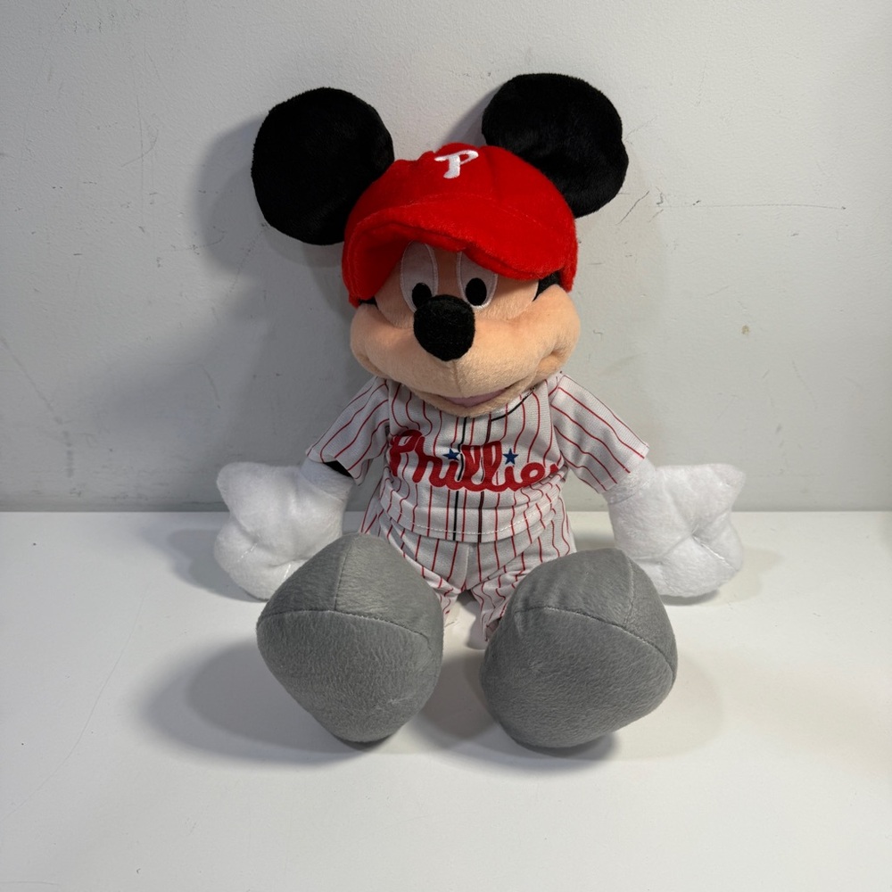 Disney Mickey Mouse Cloud Pal MLB Philadelphia Phillies Baseball Plush Cap